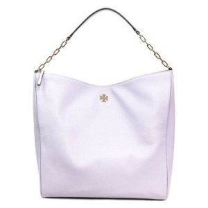 Tory Burch Carter Slouchy Hobo Bag, Lilac